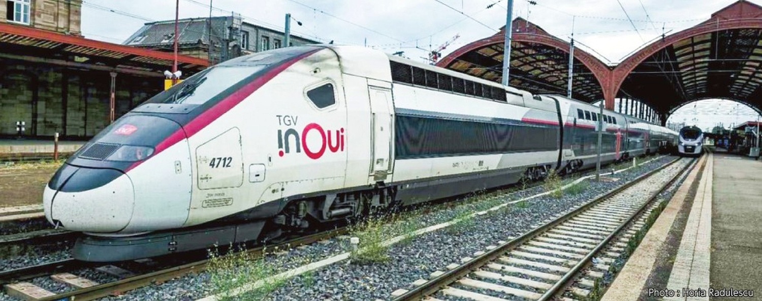 KATO K10-2132 - N - 5-tlg. Set Ergänzungswagen TGV 'Euroduplex inOui', SNCF, Ep. VI